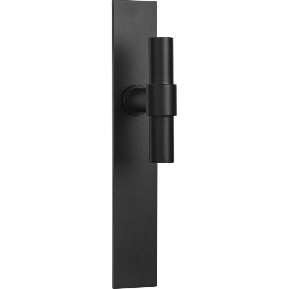 Deurkruk Piet Boon ONE PBT20P236SFC op schild - Mat zwart