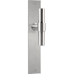 Deurkruk Piet Boon ONE PBT20XLP236SFC op schild - mat RVS