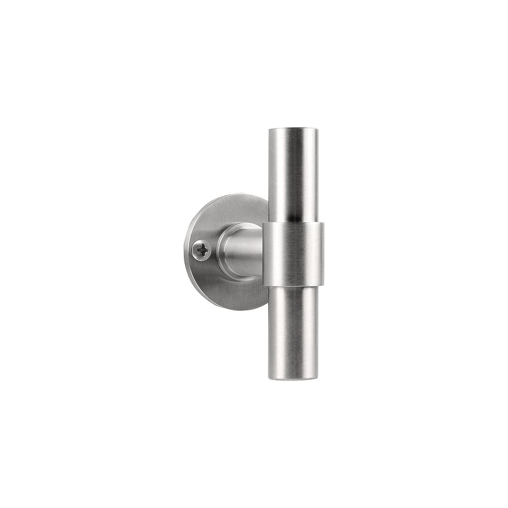 Piet Boon ONE PBT20V/50 massieve knop vast op rozet - mat RVS