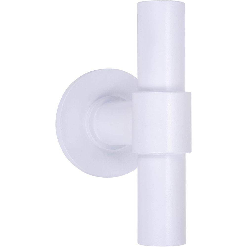 Piet Boon ONE PBT100G set massieve glasdeurknoppen vast op rozet - Wit