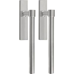 Set paarsgewijs hefschuifdeurbeslag Piet Boon ONE PB230PAY incl. cilindergat PC69 - mat RVS