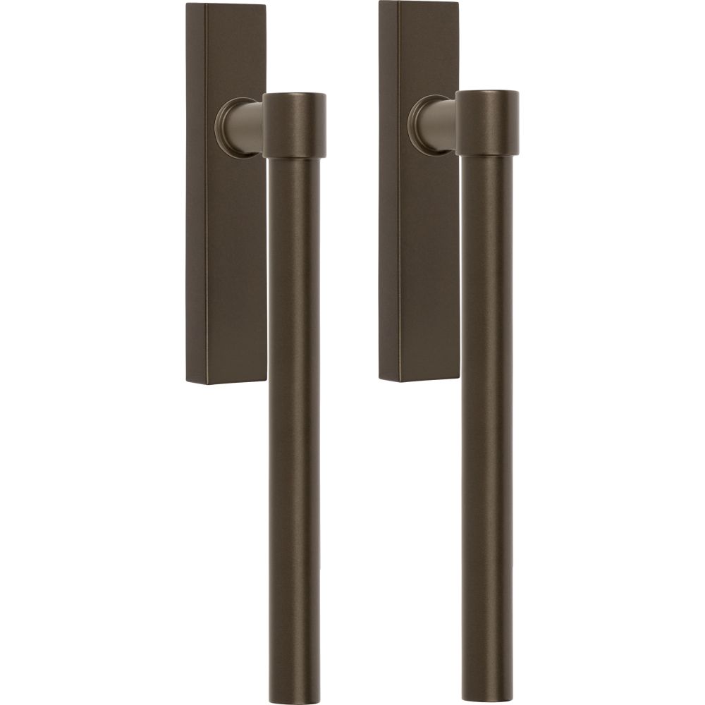 Set paarsgewijs hefschuifdeurbeslag Piet Boon ONE PB230PAY incl. cilindergat PC69  - Brons
