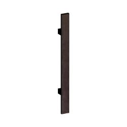 Handgreep Miami vierkant plat 500x10mm - mat zwart
