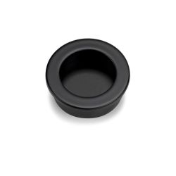 Schuifdeurkom rond Stylus 40 mm mat zwart