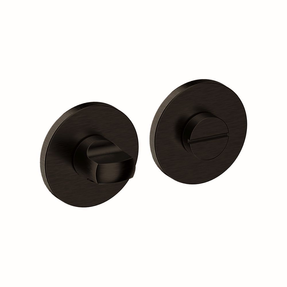 WC-garnituur vario-rond dun 4mm - zwart