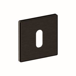 Sleutelrozet vario-vierkant dun 4mm - zwart