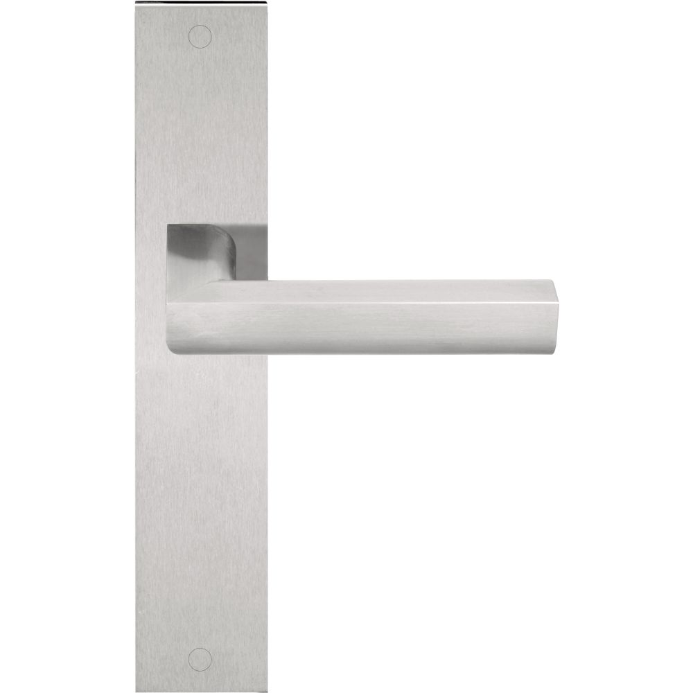 Deurkruk Piet Boon TWO PBL23P236SFC op schild blind - mat RVS