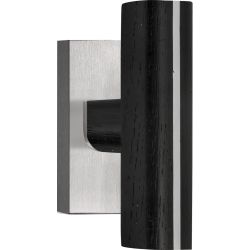 Draaikiepgarnituur Piet Boon TWO PBL22-DK - mat RVS/eikenhout zwart
