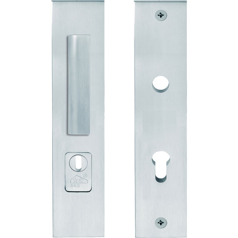 Piet Boon TWO PB23-50KT veiligheidsschilden met kerntrekbeveiliging knop/kruk SKG*** PC92 - mat RVS
