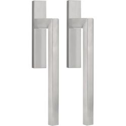 Hefschuifdeurbeslag Piet Boon TWO PB231PAY incl. cilindergat PC69 massieve paarsgewijze set mat RVS