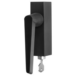 Draaikiepgarnituur Osiris Hertman CONE OH102-DKLOCK afsluitbaar - mat RVS