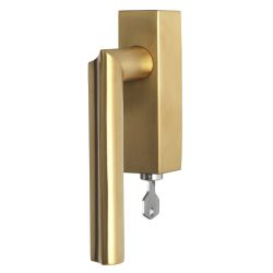 Draaikiepgarnituur David Rockwell ECLIPSE DR102-DKLOCK afsluitbaar linksdraaiend - PVD mat goud