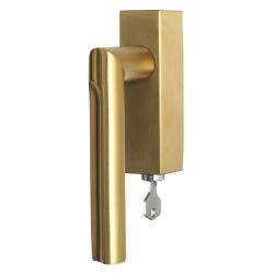 Draaikiepgarnituur David Rockwell ECLIPSE DR103-DKLOCK afsluitbaar linksdraaiend PVD - mat goud