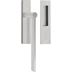 Hefschuifdeurbeslag Mathieu Bruls EDGY EG230Y incl. cilindergat PC69 - mat RVS