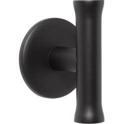 Knop Edward van Vliet NOUR EV102V/64 zonder logo vast op rozet - mat zwart