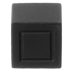 Meubelknop Jan des Bouvrie SQUARE JB20M - mat zwart