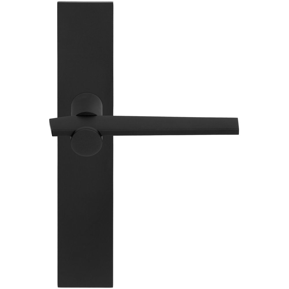 Deurkruk Bertram Beerbaum TENSE BB100P236SFC op schild blind - mat zwart