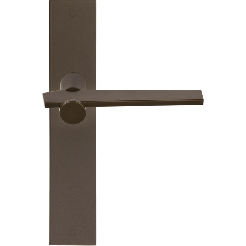 Deurkruk Bertram Beerbaum TENSE BB100P236SFC op schild blind - brons