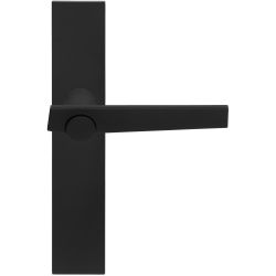 Deurkruk Bertram Beerbaum TENSE BB101P236SFC op schild blind - mat zwart