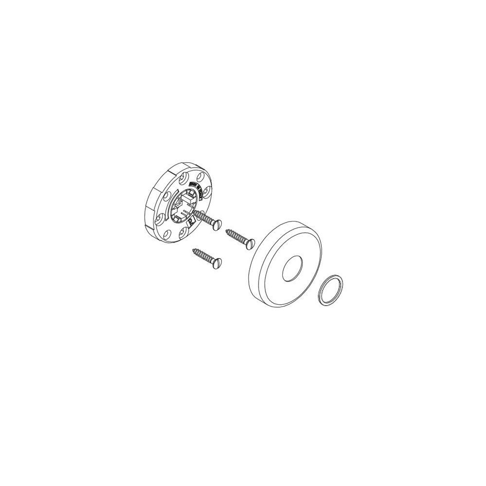 Krukrozetten vario-rond - RVS