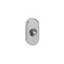 Basisplaat tbv raamkruk hals ø18mm chroom
