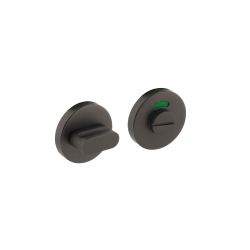 Rozet met toilet-/badkamersluiting ø53x8mm - antraciet