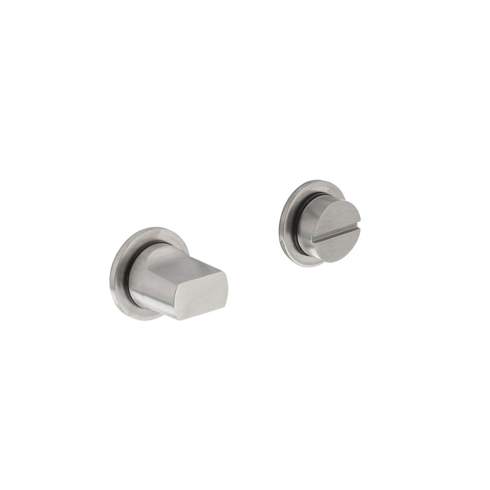 Rozet met toilet-badkamersluiting zelfklevend minimalistisch 30x2,5mm RVS