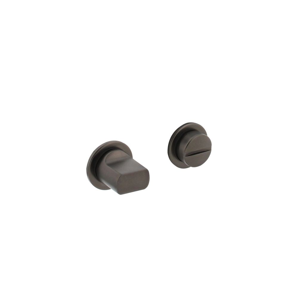 Rozet met toilet-badkamersluiting zelfklevend minimalistisch 30x2,5mm antraciet