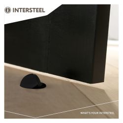 Intersteel Deurstop bolrond mat zwart