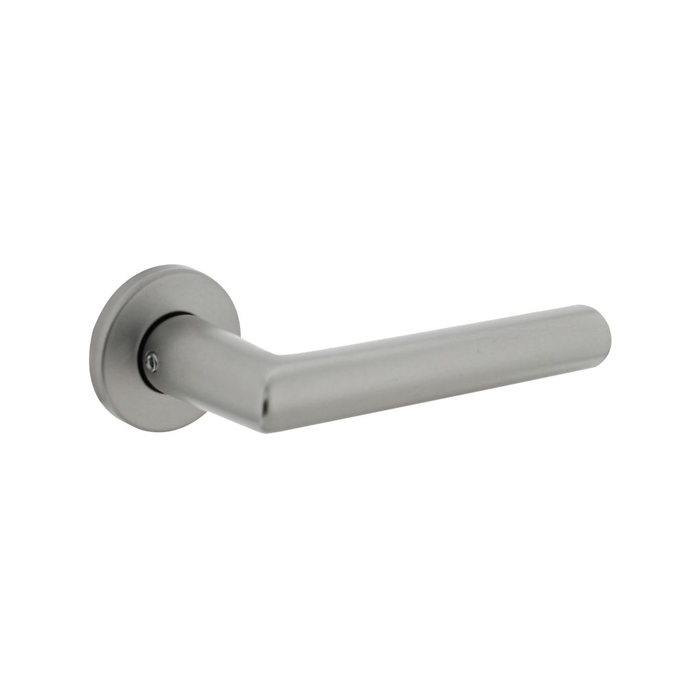 Intersteel Deurkruk Broome op rozet met nokken - aluminium