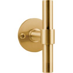 Piet Boon ONE PBT15V/50 massieve knop vast op rozet - PVD mat goud