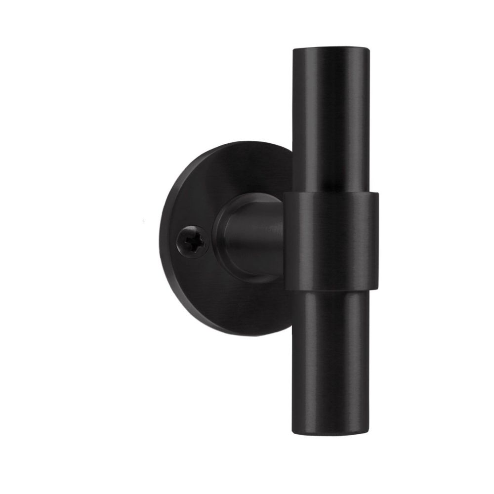 Piet Boon ONE PBT20V/50 massieve knop vast op rozet - PVD mat zwart