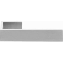 Deurkruk Bob Manders RIBBON BM101 geveerd op verborgen rozet - mat RVS