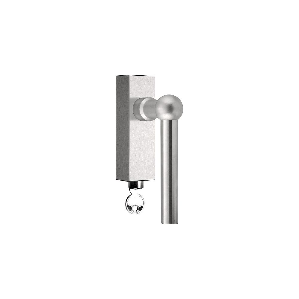 Draaikiepgarnituur FERROVIA FVL110-DKLOCK afsluitbaar - mat RVS