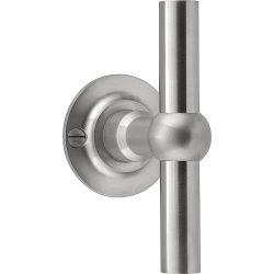 Knop FERROVIA FVT100V/48 vast op rozet - mat RVS