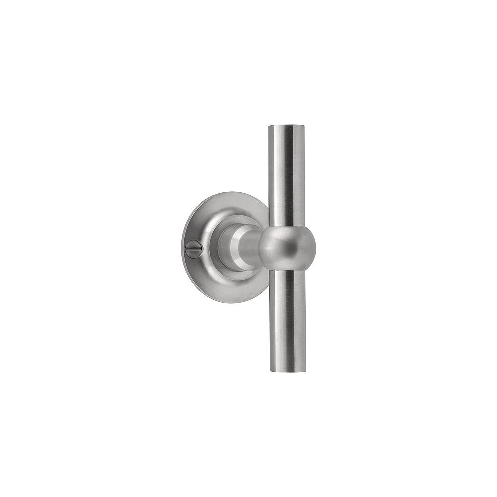 Knop FERROVIA FVT100V/48 vast op rozet - mat RVS