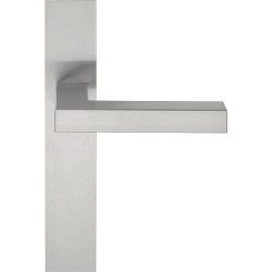 Deurkruk SQUARE LSQIIIP236SFC ongeveerd op schild blind - mat RVS