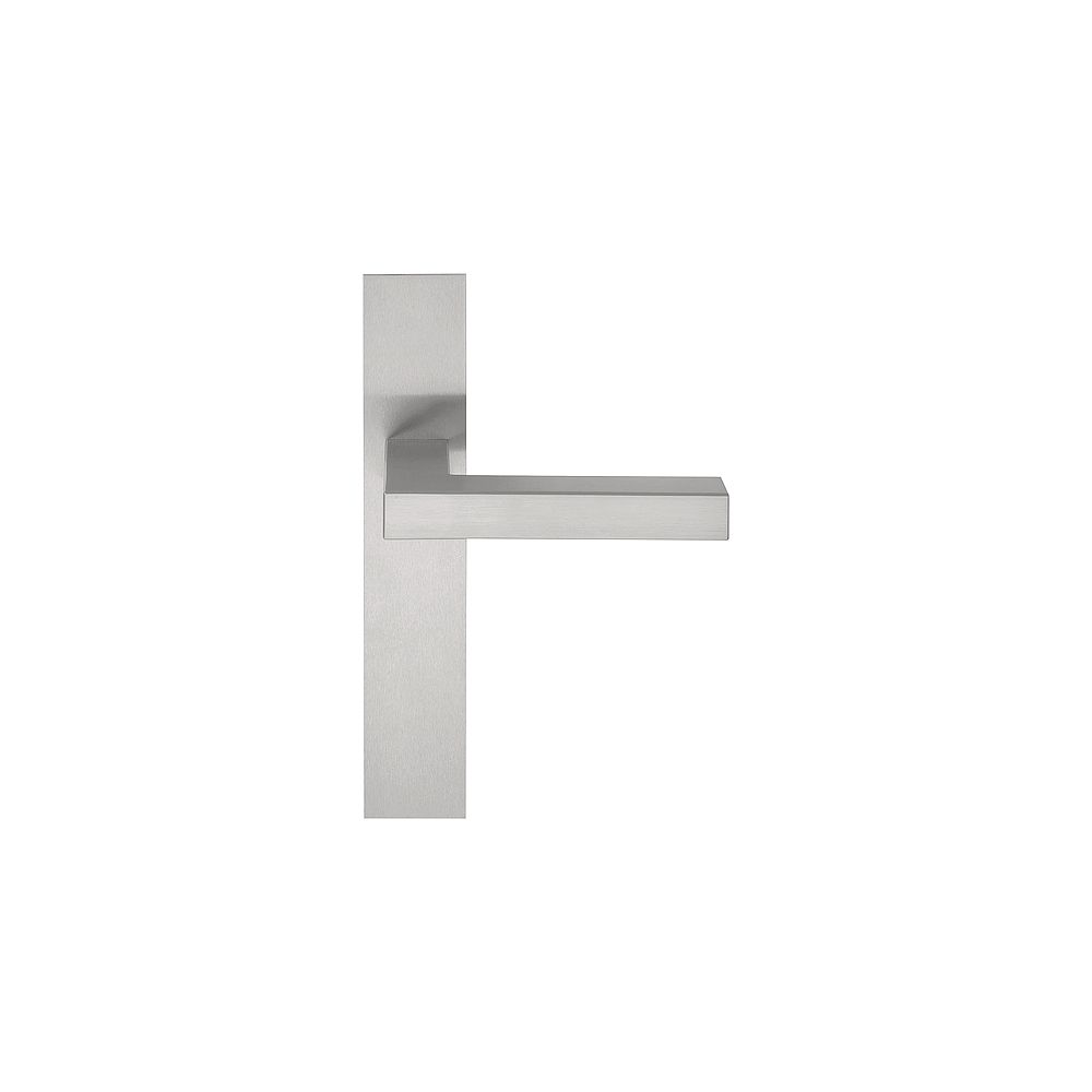 Deurkruk SQUARE LSQIIIP236SFC ongeveerd op schild blind - mat RVS