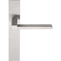 Deurkruk SQUARE LSQVP236SFC ongeveerd op schild blind - mat RVS