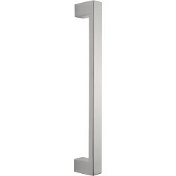 Greep SQUARE LSQ1045A PS 600 mm h.o.h. incl. doorgaande bevestiging - mat roestvast staal