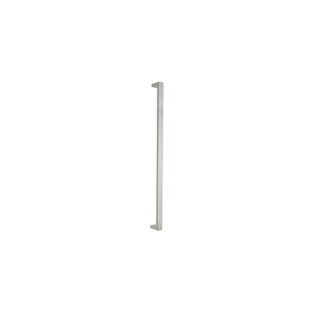 Greep SQUARE LSQ1055A PS 600 mm h.o.h. incl. doorgaande bevestiging - mat roestvast staal