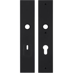 SQUARE LSQSM-50KT massieve veiligheidsschilden met kerntrekbeveiliging kruk/kruk SKG*** PC72- mat zwart