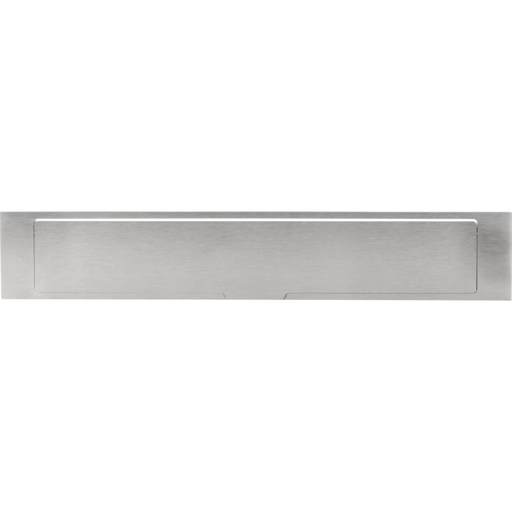 Buitenbriefplaat SQUARE LSQ380 - mat RVS