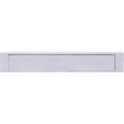 Buitenbriefplaat SQUARE LSQ380 - gepolijst RVS