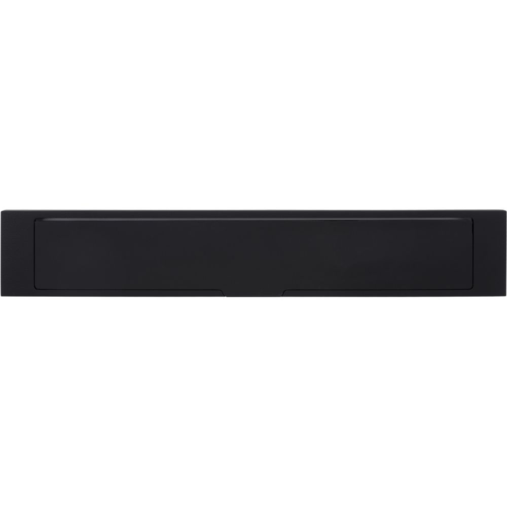 Buitenbriefplaat SQUARE LSQ380 - mat zwart