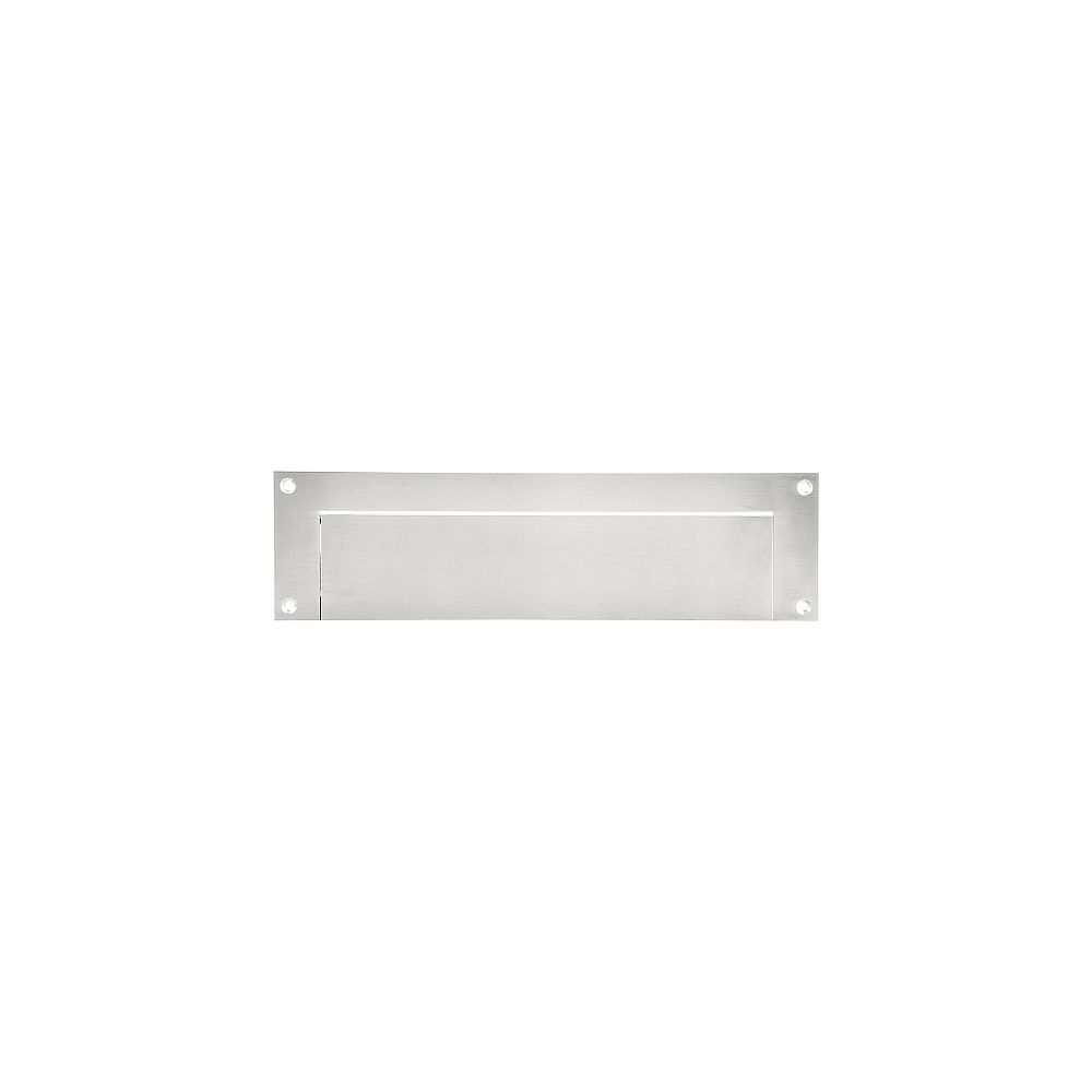 Binnenbriefplaat SQUARE LSQ621BI - mat RVS
