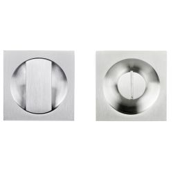 Inbouwkommen SQUARE LSQ54S incl. stift - mat RVS