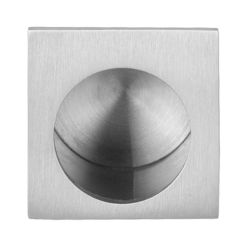 Fingertip SQUARE LSQ27 kopse kant deur - mat RVS