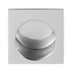 Fingertip SQUARE LSQ27 kopse kant deur - gepolijst RVS