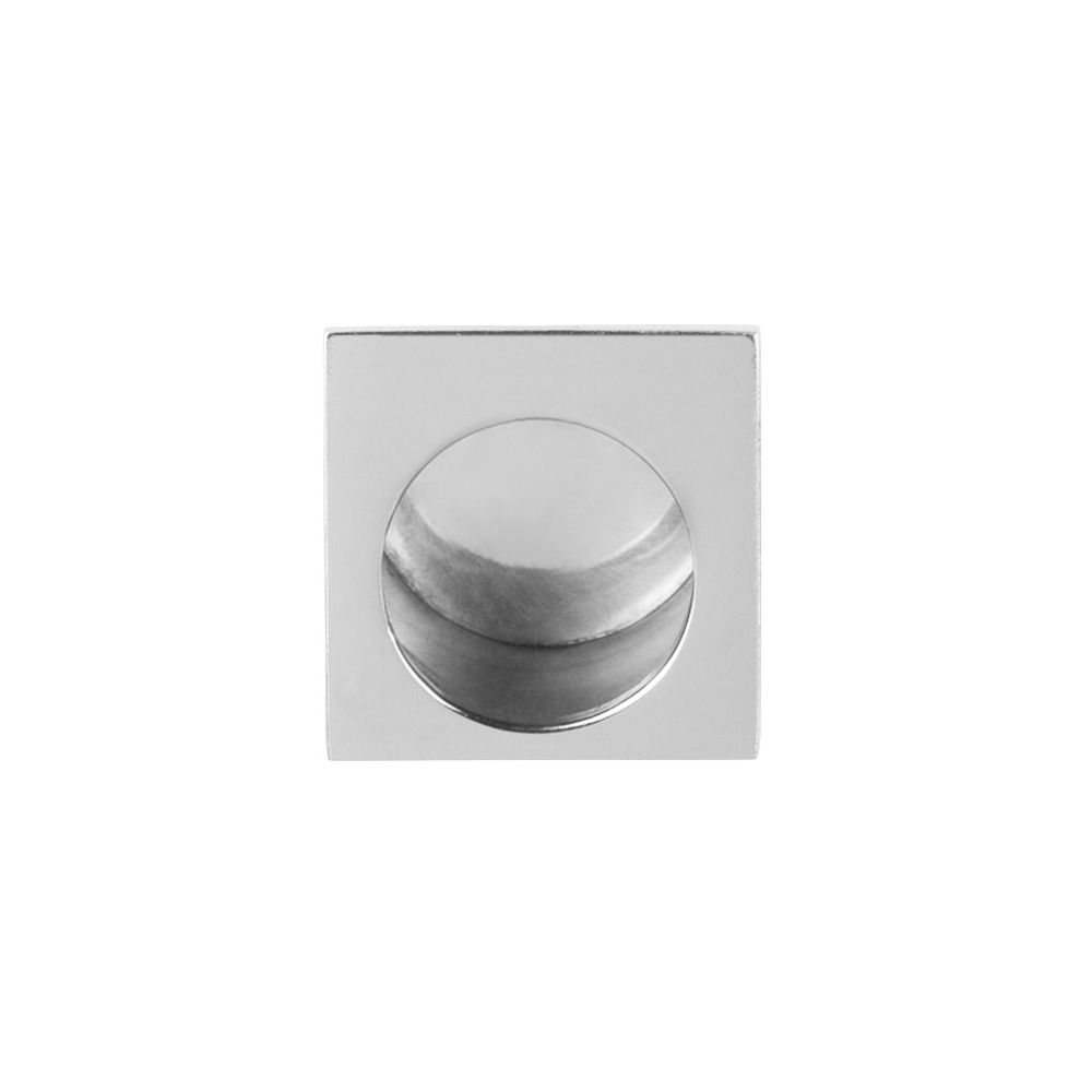 Fingertip SQUARE LSQ27 kopse kant deur - gepolijst RVS
